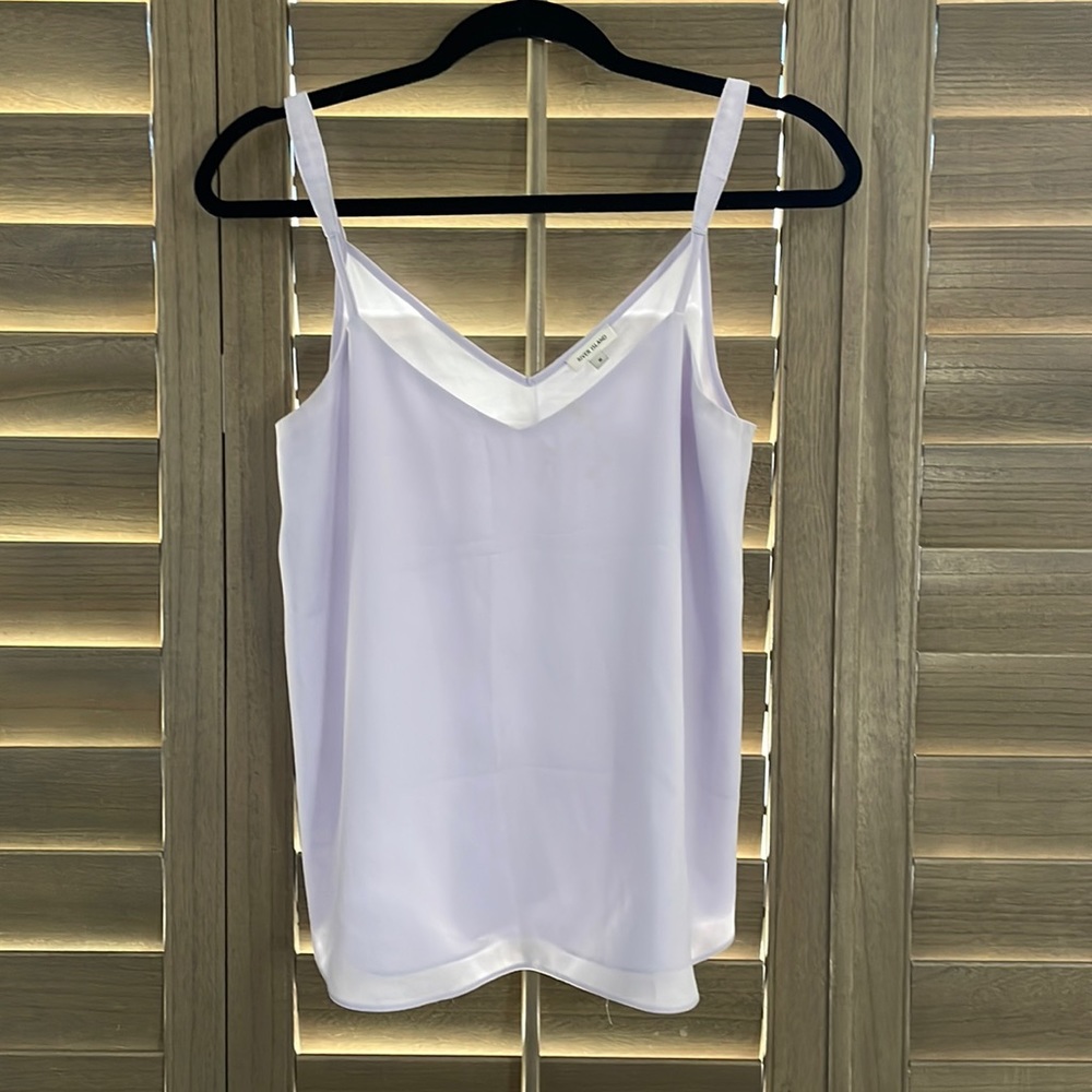 Pale purple tank top